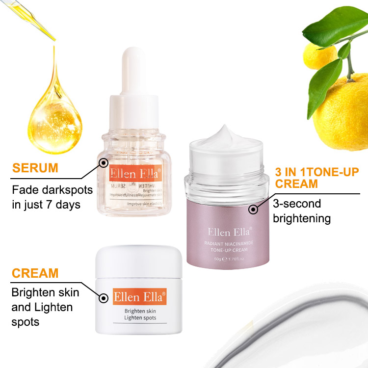 Vitamin C Whitening Family-Brighten skin tone remove spots Protect skin for 12h